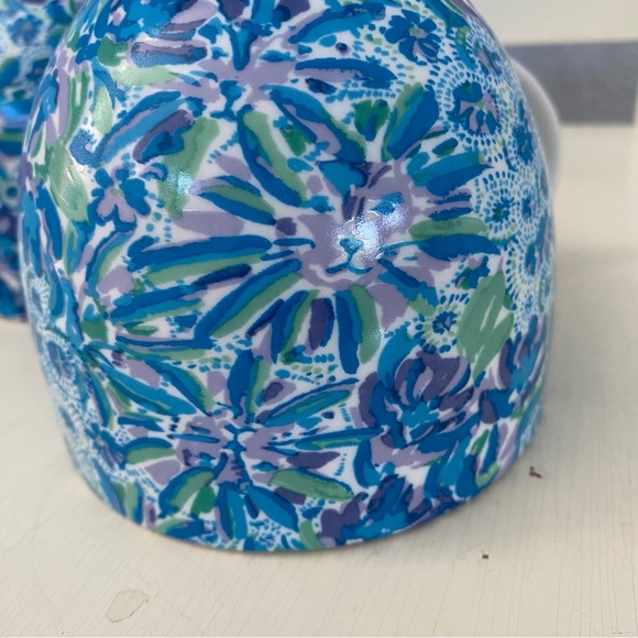 Lilly Pulitzer Blue Maintenance 12 Ounce Mug New without Box Lot - Picture 4 of 7